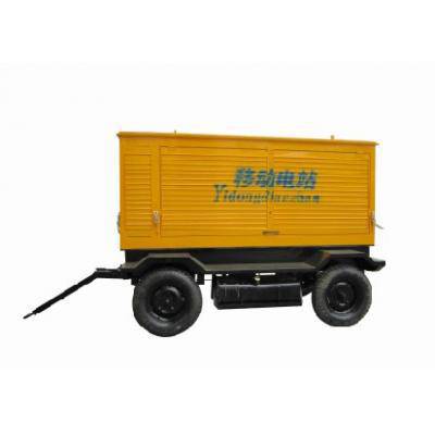 厂家直销移动拖车300KW 柴油发电机组国产大宇300KW