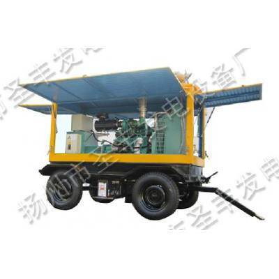 移动拖车50KW柴油发电机组 东风康明斯动力配套50KW发电机组