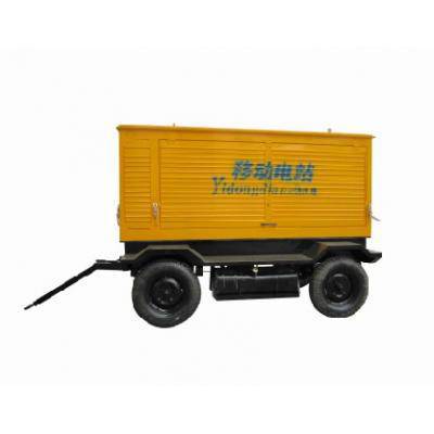 无动移动拖车4轮柴油发电机组 150KW移动拖车电站