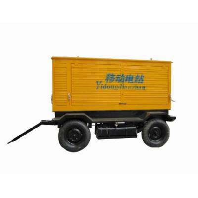 韩国大宇移动拖车4轮柴油发电机组 145KW移动拖车电站