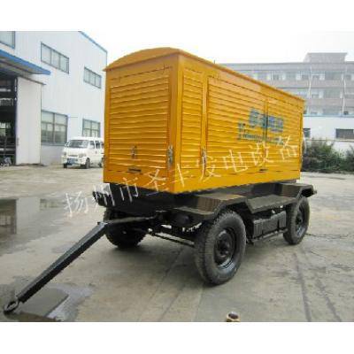 移动拖车300KW柴油发电机组 昆山康沃300KW发电机组