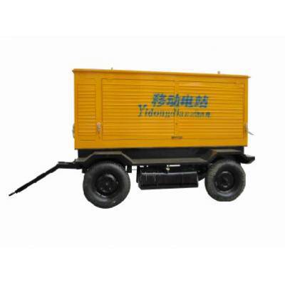 移动拖车300KW柴油发电机组 进口沃尔沃300KW发电机组
